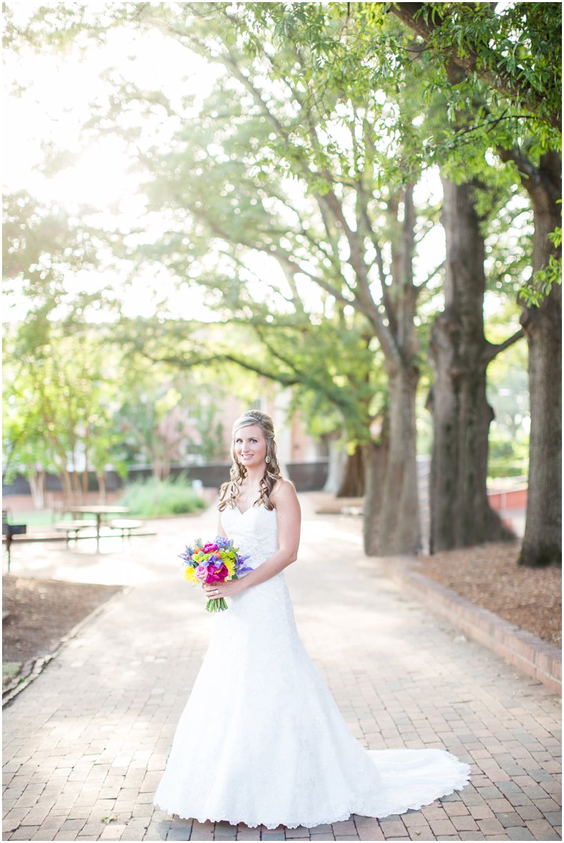 NC STATE CAMPUS + PULLEN PARK BRIDAL SESSION 